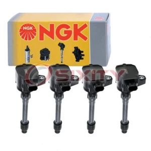 4 pc NGK Ignition Coils for 2017-2019 Honda Accord 1.5L 2.0L L4 Spark Plug rg - Picture 1 of 5