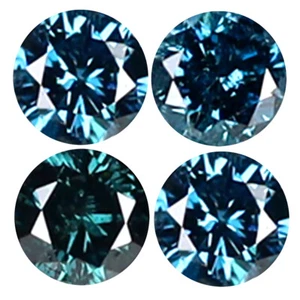 0.14 ct (4 pcs Lot) Great looking CALIBRATED SIZE(2 x 2 mm) Round Shape Diamond - Picture 1 of 1