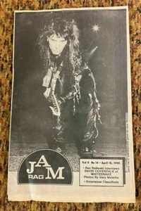 Jam Rag Detroit Volume 5, #14 April 18, 1990  Whitesnake - Picture 1 of 3