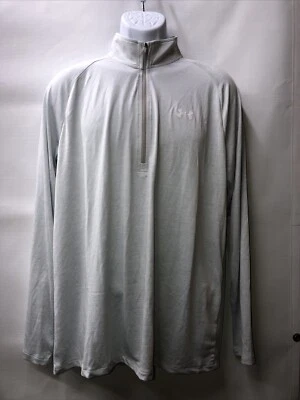 Under Armour Tech 2.0 1/2 Zip Long Sleeve Turtleneck Collar T-shirt Medium Gray - Image 1 of 3