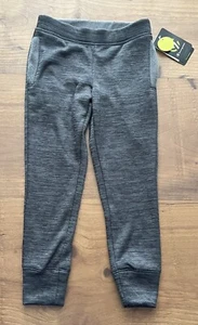 NWT Girls CHAMPION Duo Dry Warm Tech Fleece Pants Dark Heather Gray Cozy Inside! - Picture 1 of 5