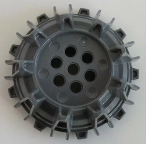 LEGO - Wheel Hard Plastic with Internal Serrations, Dark Teal # 64712 - Picture 1 of 2