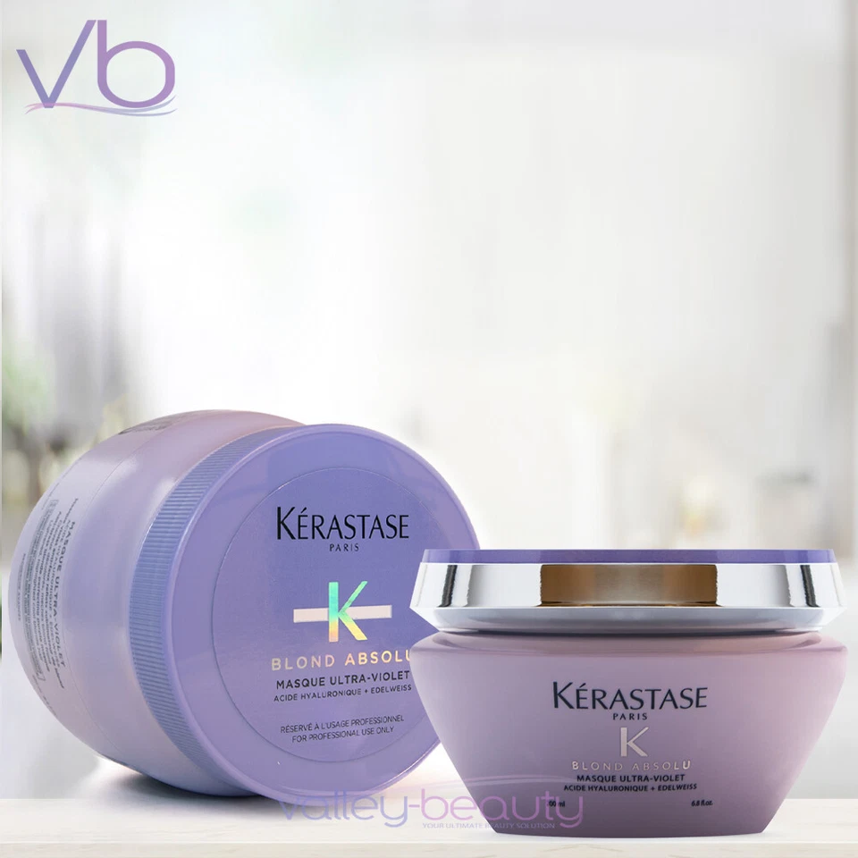 KERASTASE Blond Absolu Masque Ultra Violet, Choose Size - Anti-Brass Purple Mask - Image 1 of 1