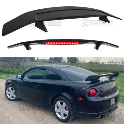 Luz de freio asa spoiler porta-malas traseiro preto fosco para Chevrolet Cobalt 2005-2008 - Imagem 1 de 4