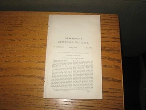 1896 Blackwood's Edward Harper Parker on Opium Smoking, Catarina Sforza, ETC - Imagen 1 de 1