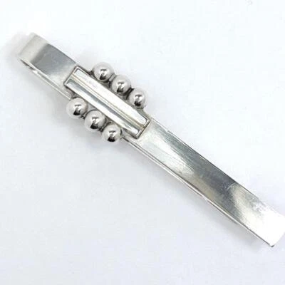 Cierre de corbata de plata de ley 925 61A GEORG JENSEN Foto 1 de 4