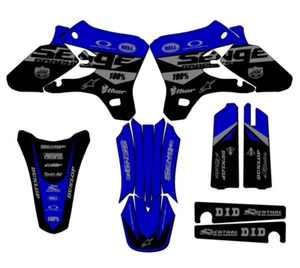 2003-2004 YZ 450 F BINARY Blue Senge Graphics Kit Compatible with Yamaha - Picture 1 of 10