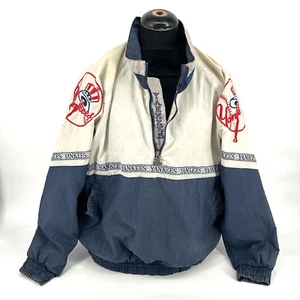 Vintage Starter jacket New York Yankees NY windbreaker zip 90s Mens XL - Picture 1 of 10