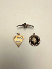 Mixed Set Of 3 Charms   Superman Eagle Genie