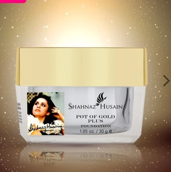  Base Shahnaz Husain Pot Of Gold Plus -30 Gm Foto 1 de 2