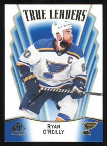 2021-22 SP Authentic True Leaders Blue #TL7 Ryan O'Reilly - Picture 1 of 2