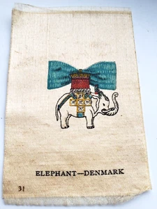 Vintage DENMARK - ELEPHANT Tobacco Silk - Picture 1 of 2