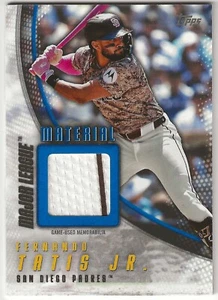 2025 Topps Serie 2 Major League Materiale BLU #FT Fernando Tatis Jr #ed 17/150 - Foto 1 di 4
