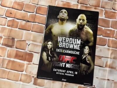 UFC ORLANDO 2014 PROGRAM: MIESHA TATE, CARMOUCHE, CERRONE, + KHABIB PRE-TITLE! - Image 1 of 4