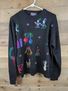 Vintage Woolrich für Damen schwerer Weihnachtspullover groß - Bild 1 von 6