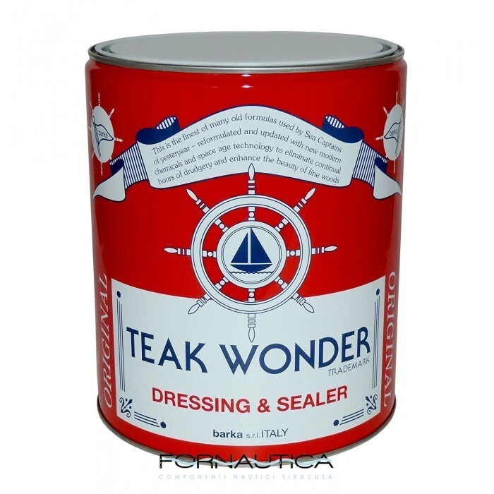 TEAK WONDER OLIO PROTETTIVO PER LEGNO TEAK 1-4 LT - DRESSING E SEALER - Immagine 1 di 1