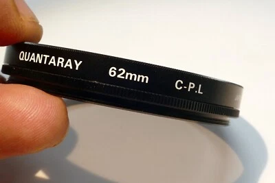 Quantaray 62mm Lens Filter Polarizer Circular C-PL - Image 1 of 4
