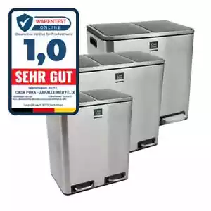 Mülleimer Felix Treteimer Abfalleimer Trennmülleimer Trennmülleimer viele Farben - Bild 1 von 59