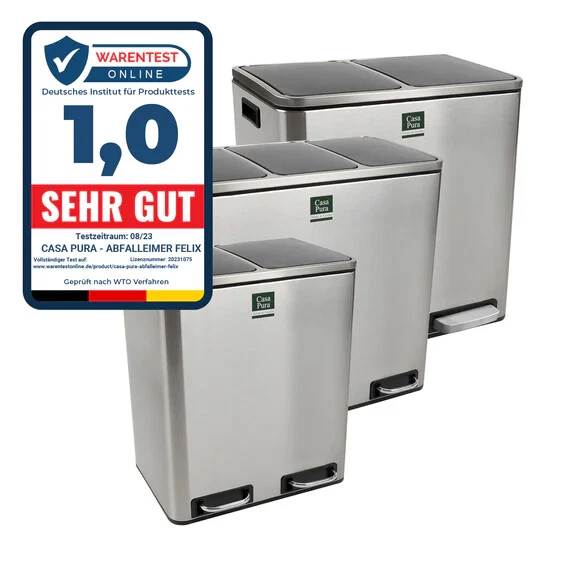 Mülleimer Felix Treteimer Abfalleimer Trennmülleimer Trennmülleimer viele Farben - Bild 1 von 1