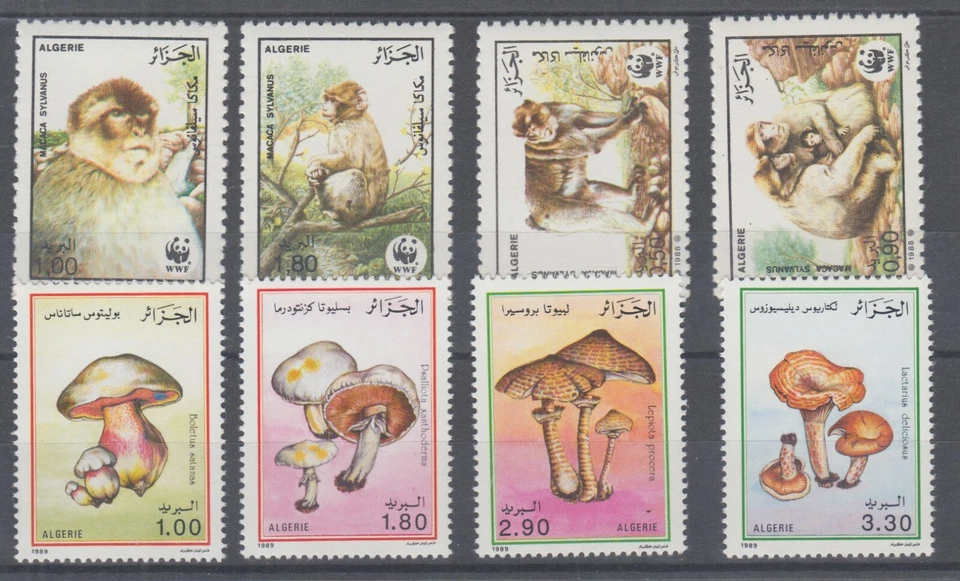 Algeria Sc 872/911 MNH. 1986-89 WWF & Mushrooms, cplt - Image 1 of 1