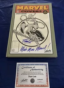 Marvel Covers Artist Edition Todd McFarlane IDW Book Stan Lee Signed & Inscribed - Picture 1 of 6