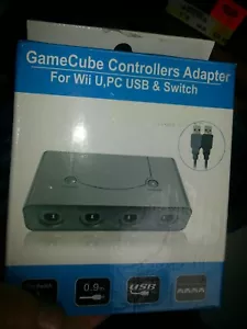 GameCube Controllers Adapter For Wii U PC USB & Switch - Picture 1 of 1