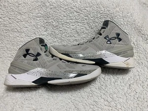 Scarpe da ginnastica Under Armour da uomo grigie Curry 2 The Storm stringate taglia 11 - Foto 1 di 7