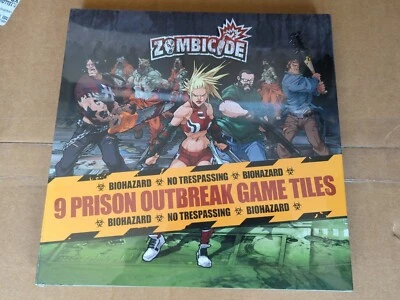 ZOMBICIDE: 9 Prison Outbreak Game Tiles , BRAND NEW, SEALED - Image 1 of 3