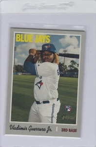2019 TOPPS HERITAGE HIGH NUMBER VLADIMIR GUERRERO JR TORONTO BLUE JAYS ROOKIE RC - Foto 1 di 1