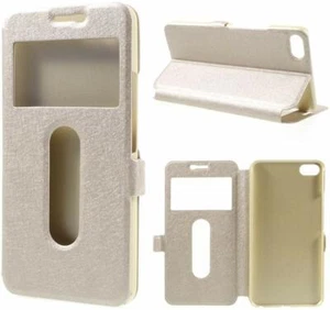 per MEIZU U20 U685H Copertura CUSTODIA cover LIBRO STAND portafoglio finestra - Imagen 1 de 8