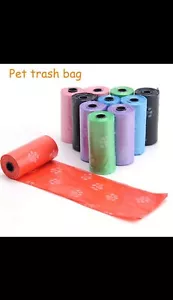 5 Dog Poop Bags for Waste Refuse Cleanup - Picture 1 of 5