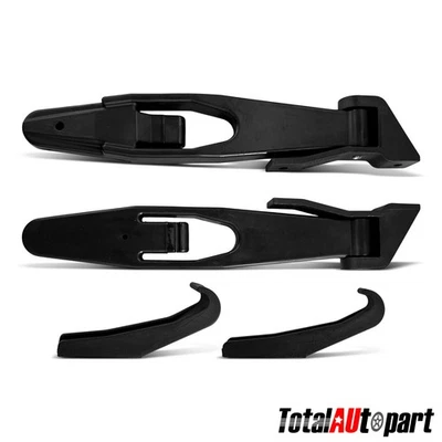 2x Cierre de capó negro para Freightliner Classic 2003-2008 lado del conductor y del pasajero Foto 1 de 4