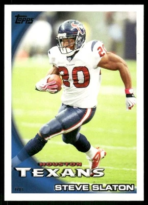 2010 Topps #175 Steve Slaton Houston Texans football card - Image 1 of 2