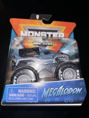 New Monster Jam Megalodon Chase Ride Along Truck Car Toy Rare 1:64 Spin Master - Image 1 of 4