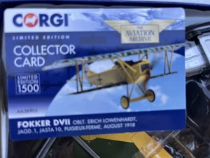 CORGI: Folker D.VII (OBLT), ENRICH LOWENHARDT JASTA.10,  "AA38905" 1:48 - Picture 1 of 6