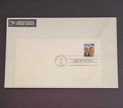 First Day Cover Stars & Stripes Forever Scott #3153 FDC Milwaukee Cancel 1997 - Image 1 of 2