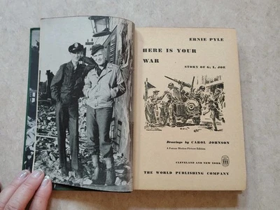 Here is Your War by Ernie Pyle  The Motion Picture Edition First Edition 6/1945 Foto 1 de 4