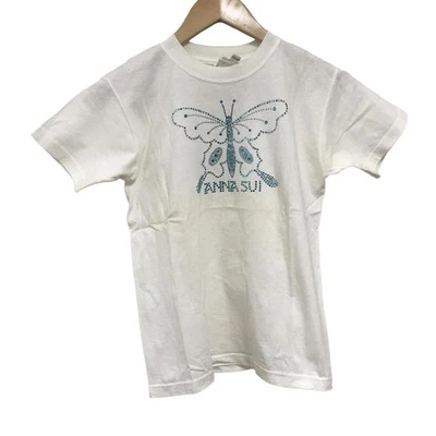 Auth ANNA SUI - White Light Blue Women's T-Shirt - Image 1 of 4
