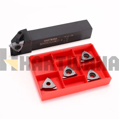 29 Degrees 5ACME Threading Inserts Trapezoidal Vertical Indexable Threading Tool - Image 1 of 4