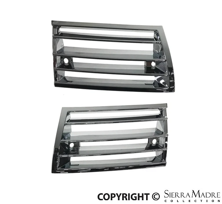 Porsche Chrome Horn Grille Set - 911/912 69-73  SMC-901-559-SET SMC901559SET - Image 1 of 1