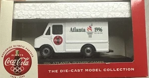 Lledo Olympics Atlanta 1996 Coca Cola Panel Van with Box - Picture 1 of 1