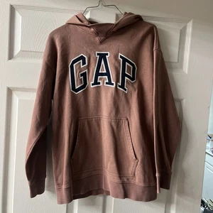 Felpa con cappuccio Gap Teen taglia 14-16 malva con logo - Foto 1 di 3
