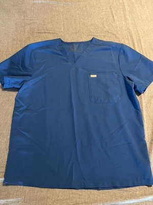 FIGS Scrub Set Men's XL/LS Royal Blue Technical Collection Medical Uniform - Image 1 of 4