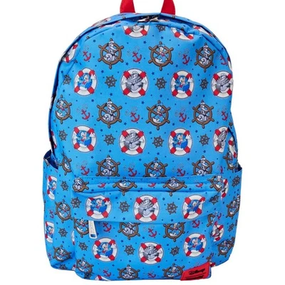 Mochila Loungefly Disney Pato Donald 90 Aniversario Tamaño Completo Marinero Nueva con Etiquetas Foto 1 de 4