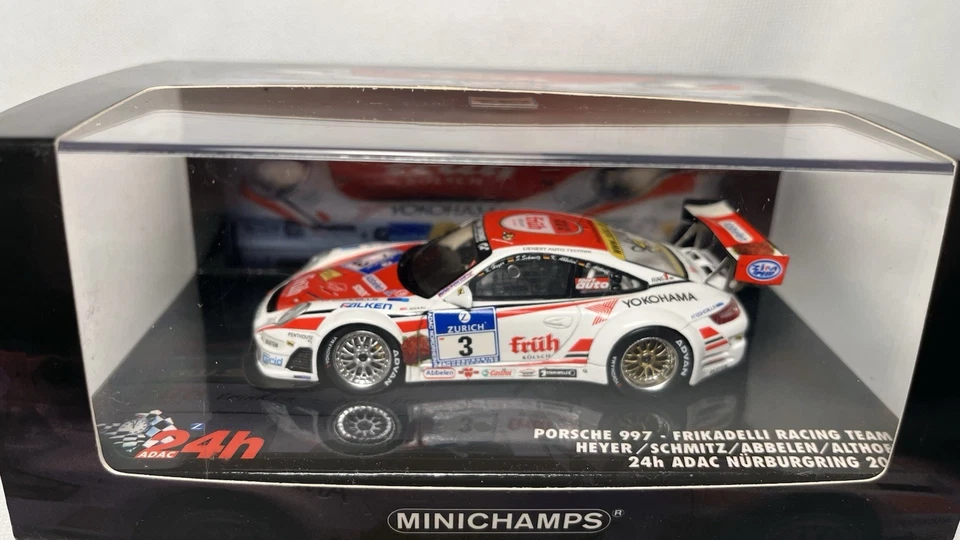 Minichamps 1/43 437096103 Porsche 997 Frikadelli Racing 24h Nurburgring 2009 #3 - Immagine 1 di 1