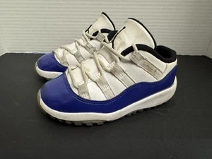 Jordan 11 Retro Low TD Concord Sketch 645107-100 Blue Kids 9C Toddler - Picture 1 of 8