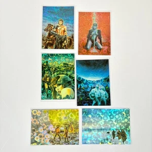 ROYO 2 FORBIDDEN UNIVERSE PRISM CHASE CARD SET P1 -P6 COMIC BILDER 1994 - Bild 1 von 9