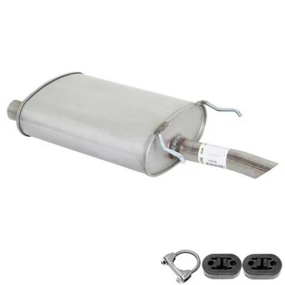 Silenciador de acero inoxidable con perchas se adapta a: 1995-99 Monte Carlo 95-01 Lumina 3,1 L Foto 1 de 4