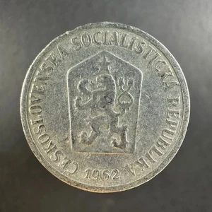 Tschechoslowakei 10 Haleru Münze 1962 - Bild 1 von 4