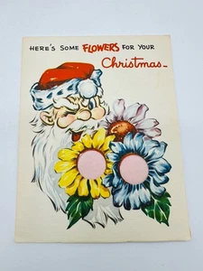 Vintage Greeting Card Christmas Novo Laugh 1940s 1950s Humor Unused NOS - Picture 1 of 3